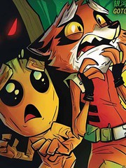 格鲁特和火箭浣熊壁纸漫画